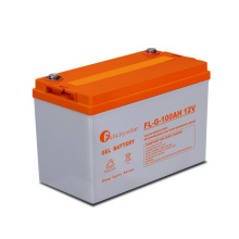 China Lieferantenqualitätssicherung Deep Cycle Battery Solar Gel Batterie 12V 100AH